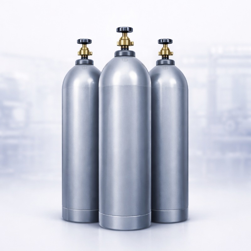 Новые пустые газовые баллоны